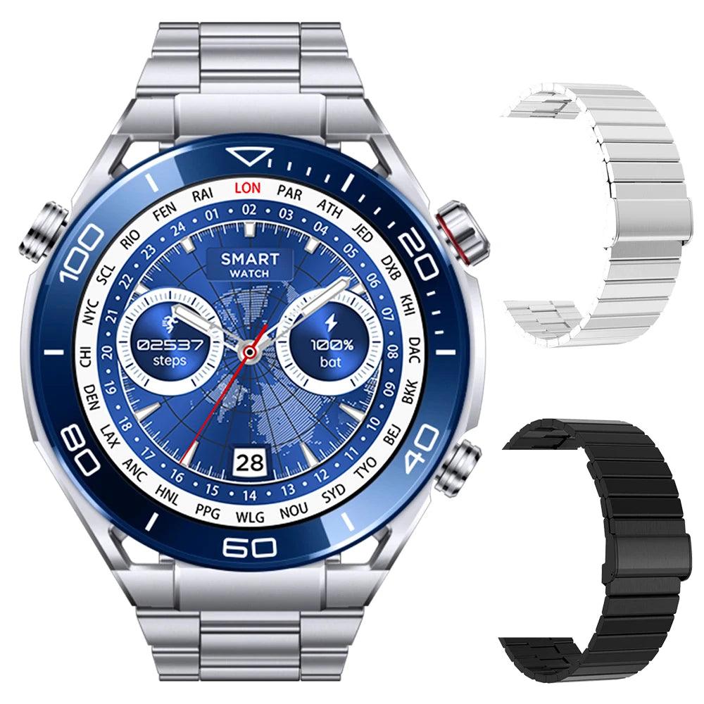 LEMFO smartWatches for men stainless steel|Your Timeless Companion, Now Exclusively Yours! Carauana Store