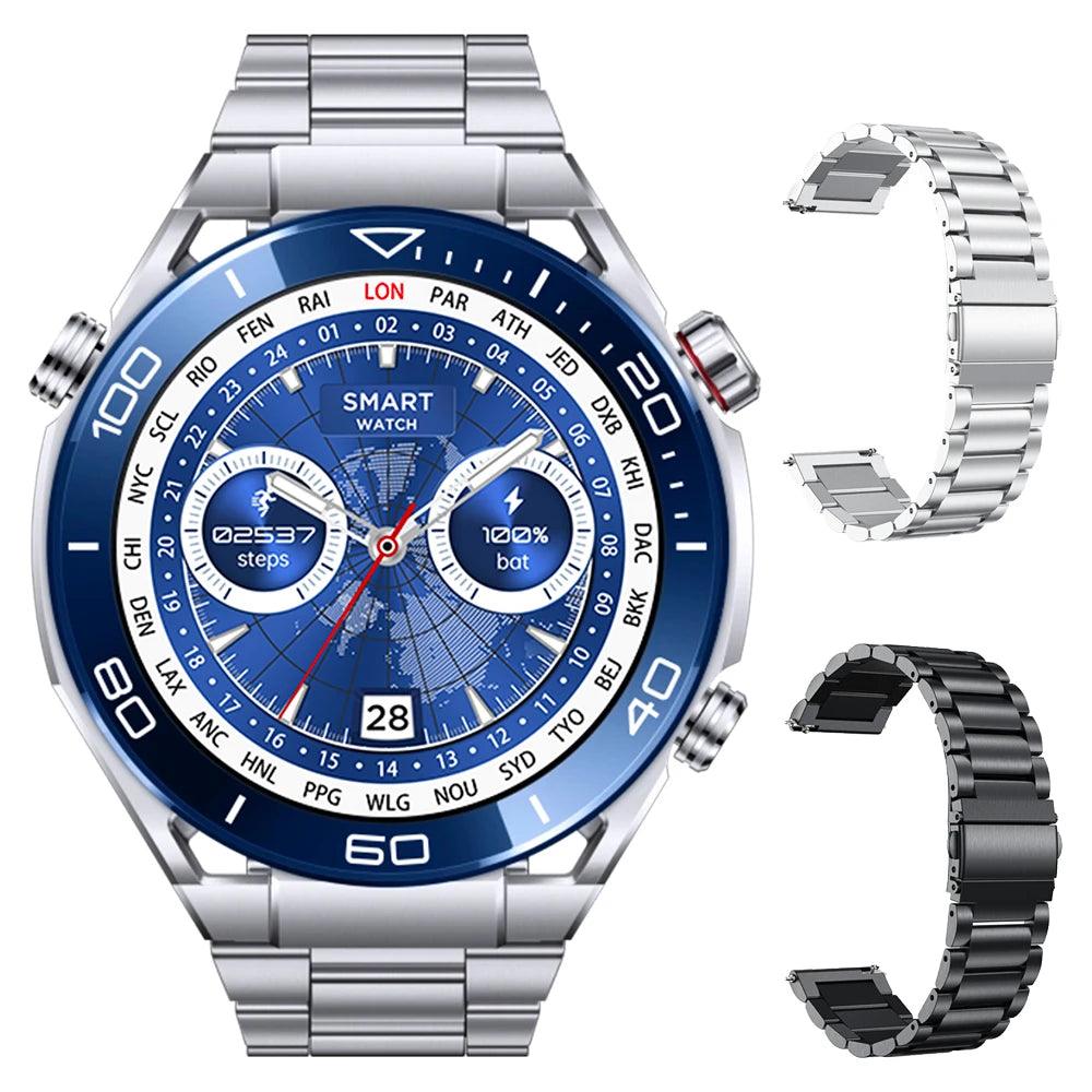 LEMFO smartWatches for men stainless steel|Your Timeless Companion, Now Exclusively Yours! Carauana Store