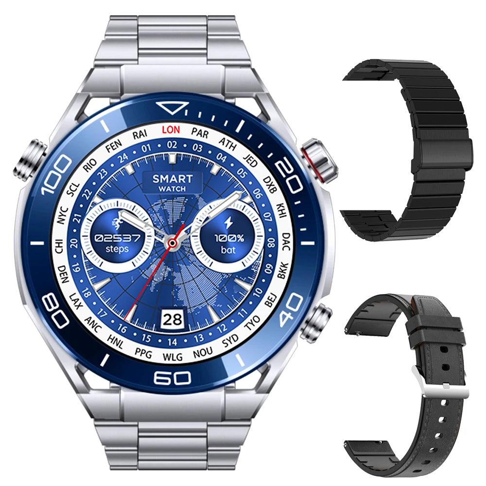 LEMFO smartWatches for men stainless steel|Your Timeless Companion, Now Exclusively Yours! Carauana Store