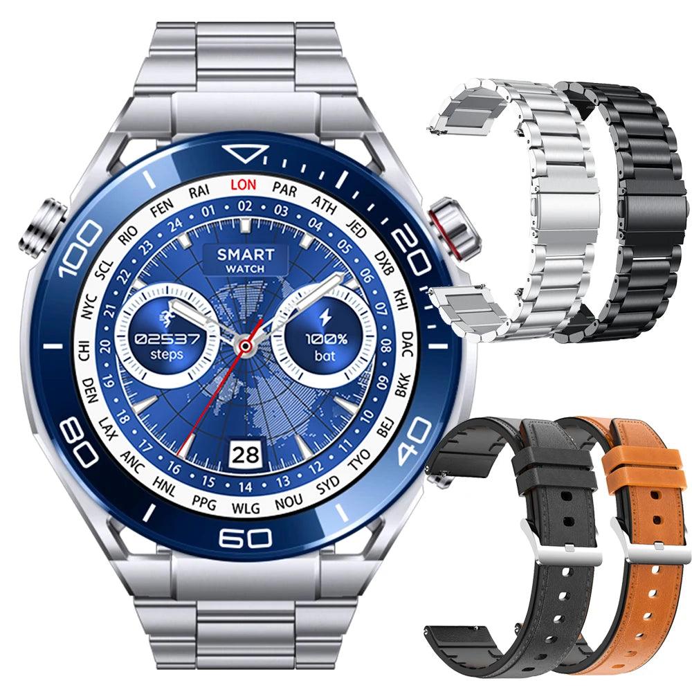 LEMFO smartWatches for men stainless steel|Your Timeless Companion, Now Exclusively Yours! Carauana Store