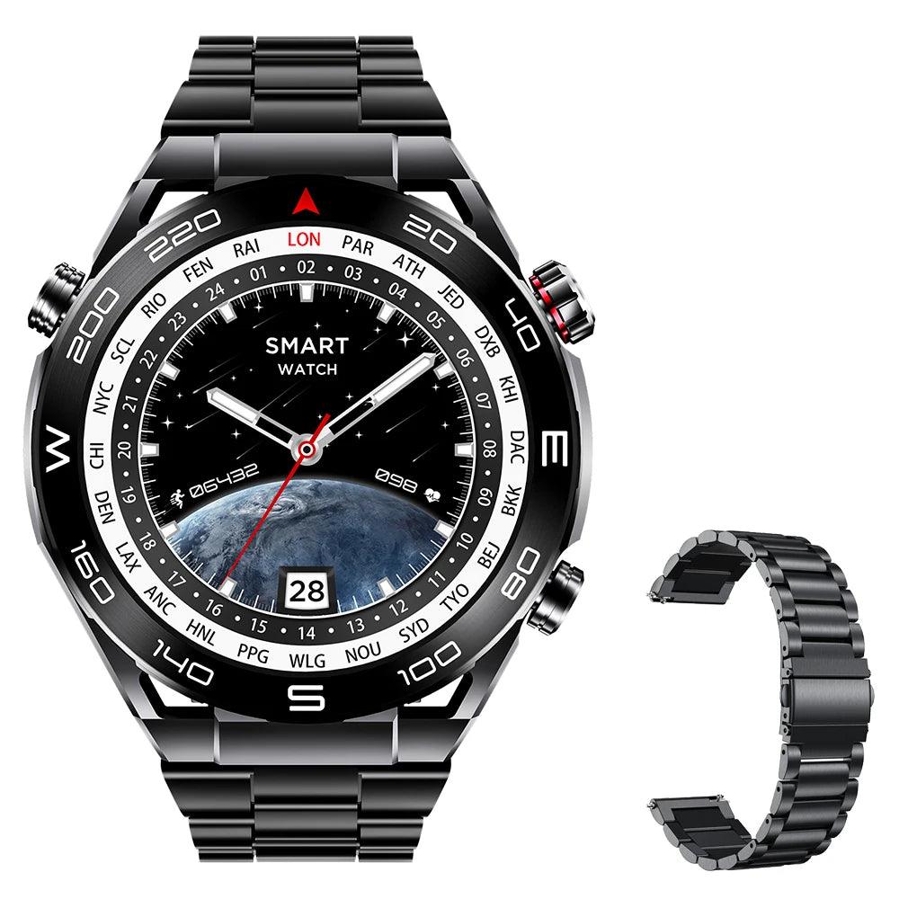 LEMFO smartWatches for men stainless steel|Your Timeless Companion, Now Exclusively Yours! Carauana Store