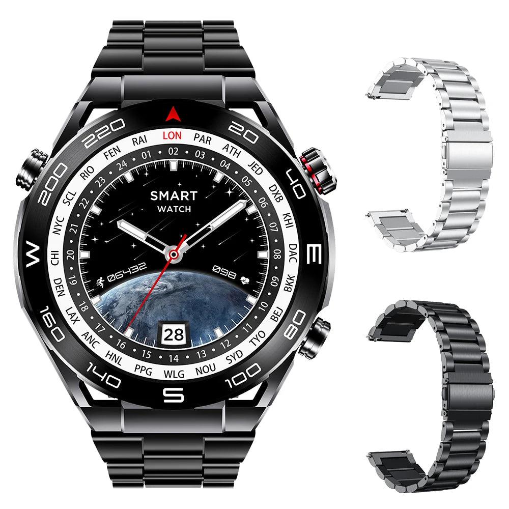 LEMFO smartWatches for men stainless steel|Your Timeless Companion, Now Exclusively Yours! Carauana Store