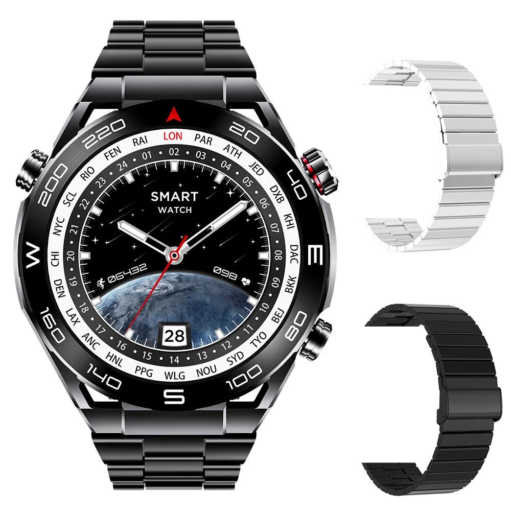 LEMFO smartWatches for men stainless steel|Your Timeless Companion, Now Exclusively Yours! Carauana Store