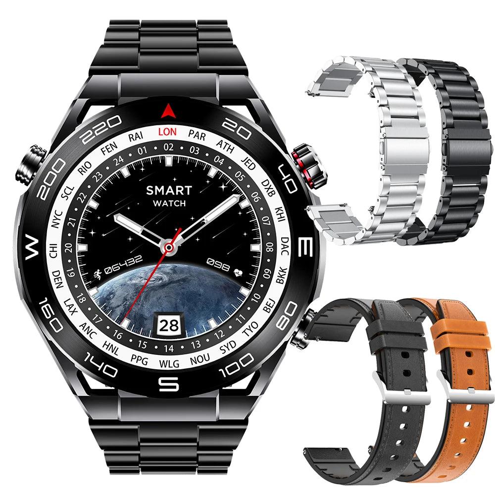 LEMFO smartWatches for men stainless steel|Your Timeless Companion, Now Exclusively Yours! Carauana Store