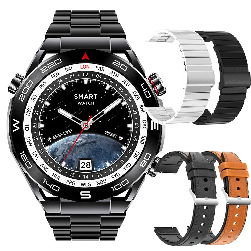 LEMFO smartWatches for men stainless steel|Your Timeless Companion, Now Exclusively Yours! Carauana Store