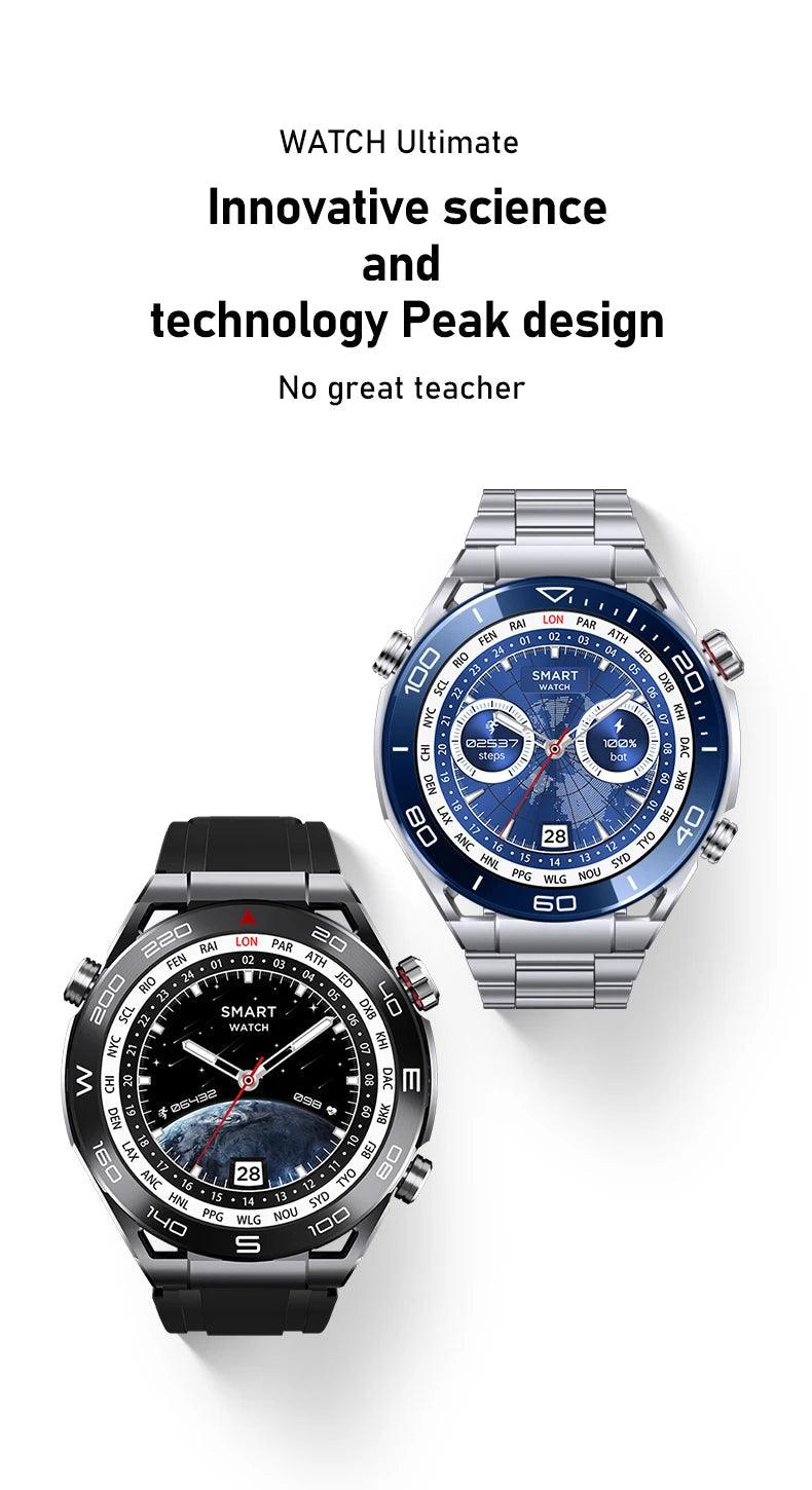 LEMFO smartWatches for men stainless steel|Your Timeless Companion, Now Exclusively Yours! Carauana Store
