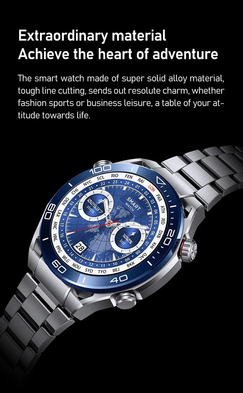 LEMFO smartWatches for men stainless steel|Your Timeless Companion, Now Exclusively Yours! Carauana Store