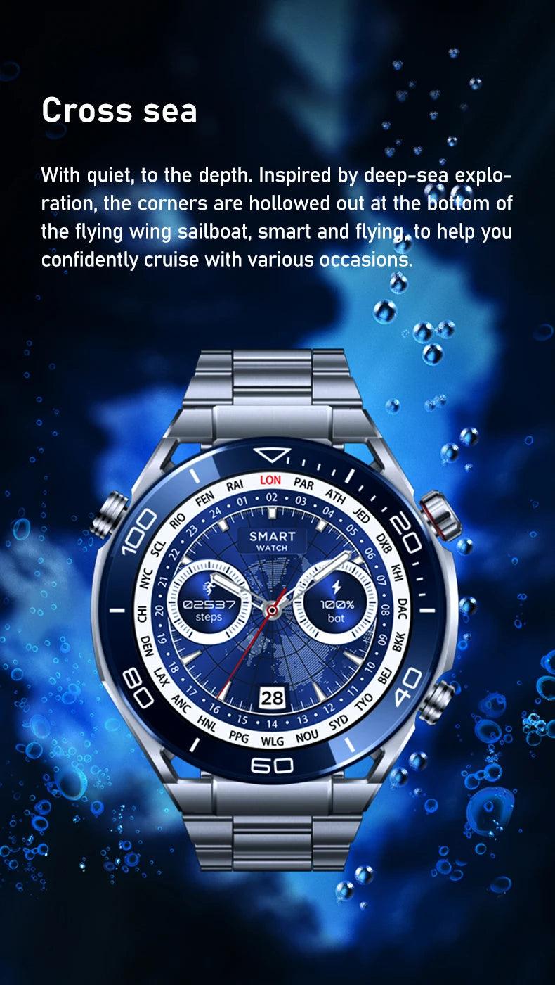 LEMFO smartWatches for men stainless steel|Your Timeless Companion, Now Exclusively Yours! Carauana Store