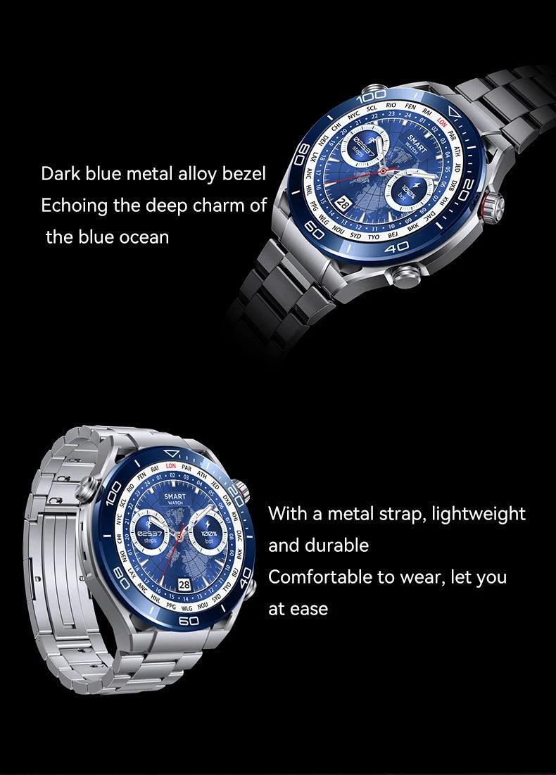 LEMFO smartWatches for men stainless steel|Your Timeless Companion, Now Exclusively Yours! Carauana Store