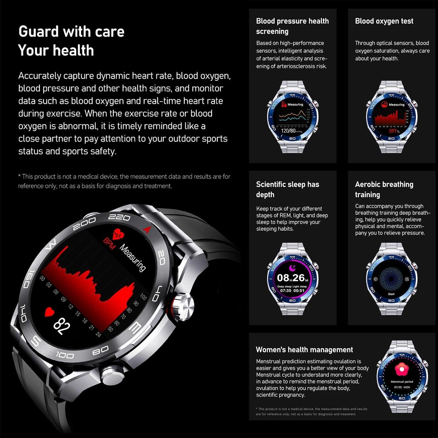 LEMFO smartWatches for men stainless steel|Your Timeless Companion, Now Exclusively Yours! Carauana Store