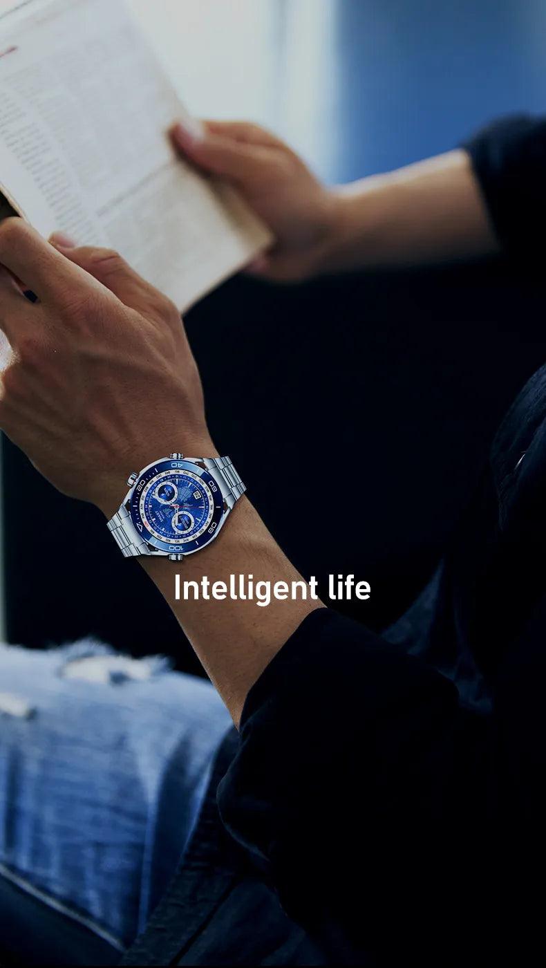 LEMFO smartWatches for men stainless steel|Your Timeless Companion, Now Exclusively Yours! Carauana Store