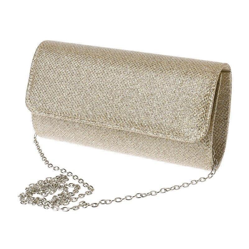 Ladies Handbag Wedding Luxury Chain Crossbody Bags Gold Silver Evening Party Clutch and Purse Female Carauana Store
