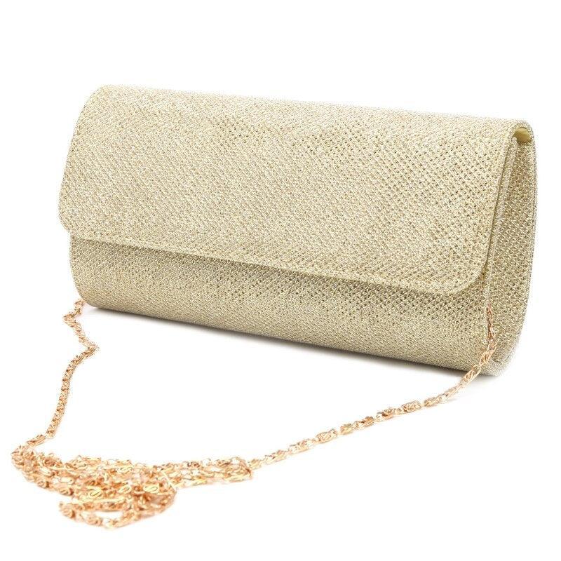 Ladies Handbag Wedding Luxury Chain Crossbody Bags Gold Silver Evening Party Clutch and Purse Female Carauana Store