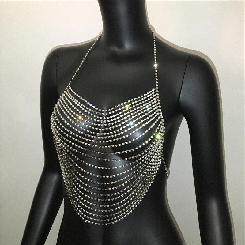Lady Sexy Backless Party Cropped Top 2023 Carauana Store