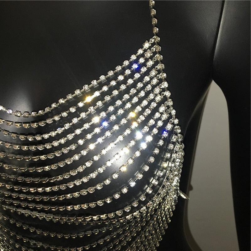 Lady Sexy Backless Party Cropped Top 2023 Carauana Store