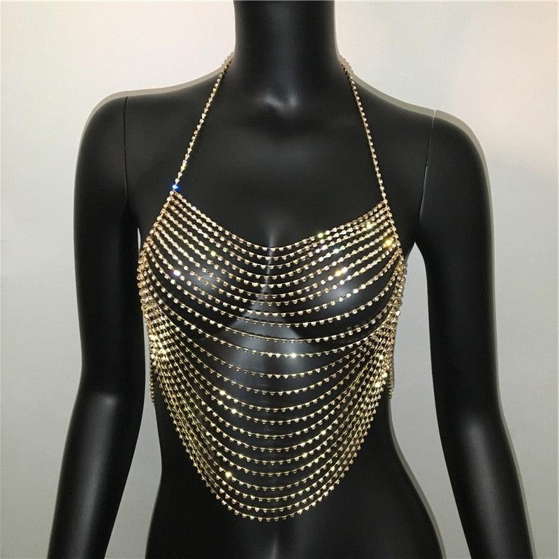 Lady Sexy Backless Party Cropped Top 2023 Carauana Store