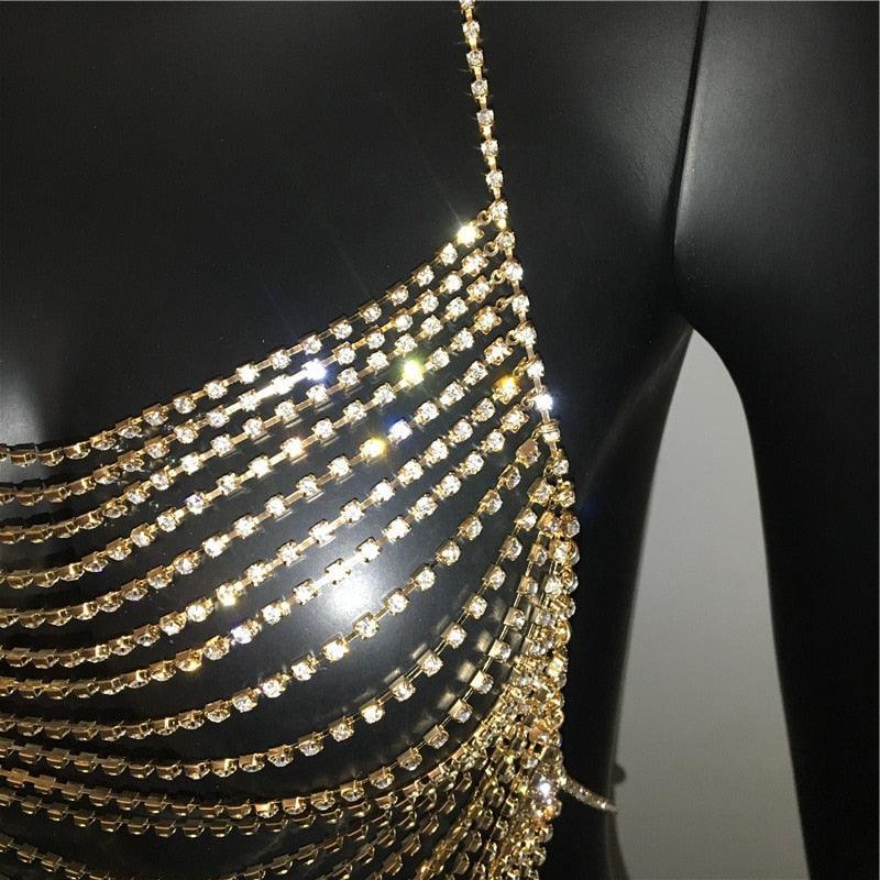 Lady Sexy Backless Party Cropped Top 2023 Carauana Store