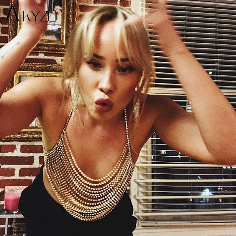Lady Sexy Backless Party Cropped Top 2023 Carauana Store