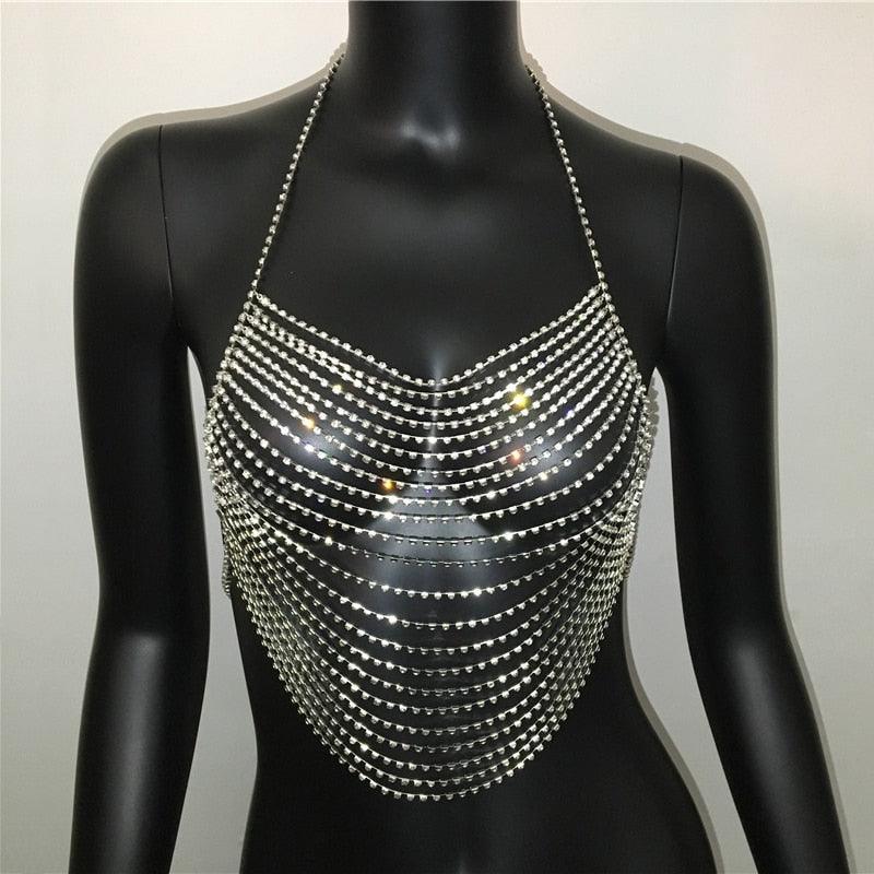 Lady Sexy Backless Party Cropped Top 2023 Carauana Store