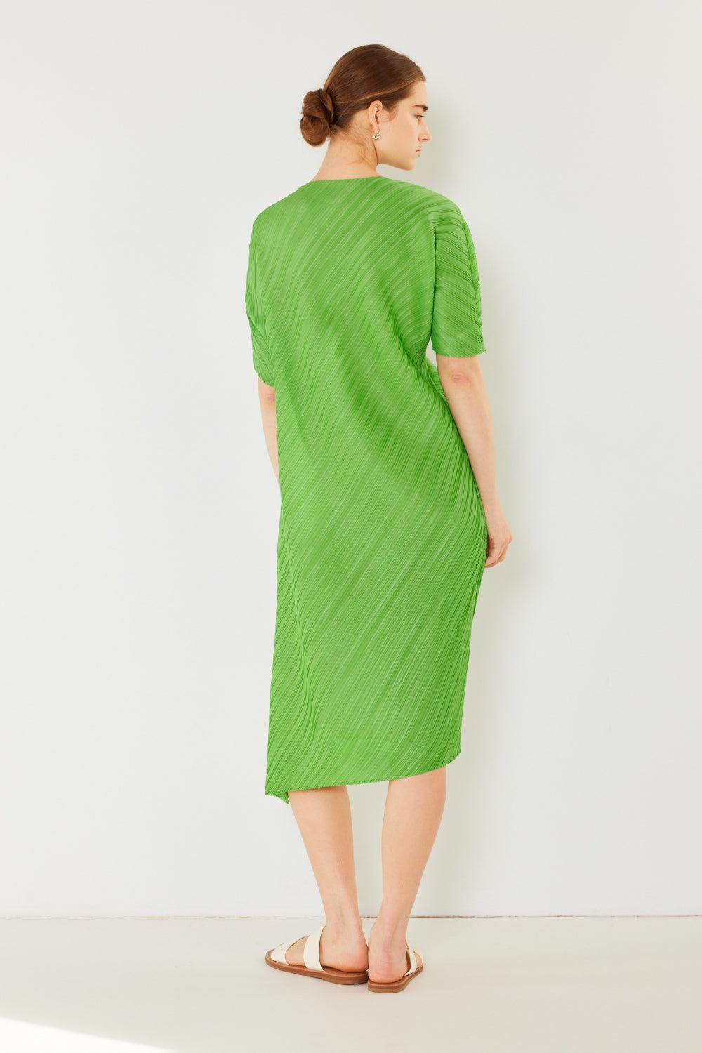 Marina West Swim Pleated Dolman Sleeve Dress Carauana Store