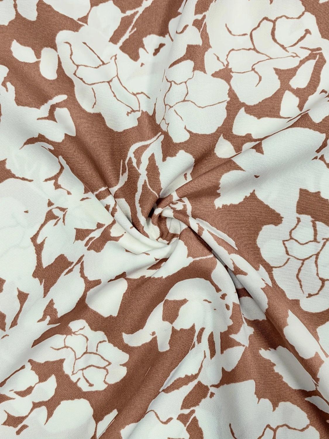 Printed V-Neck Cap Sleeve Midi Dress Carauana Store