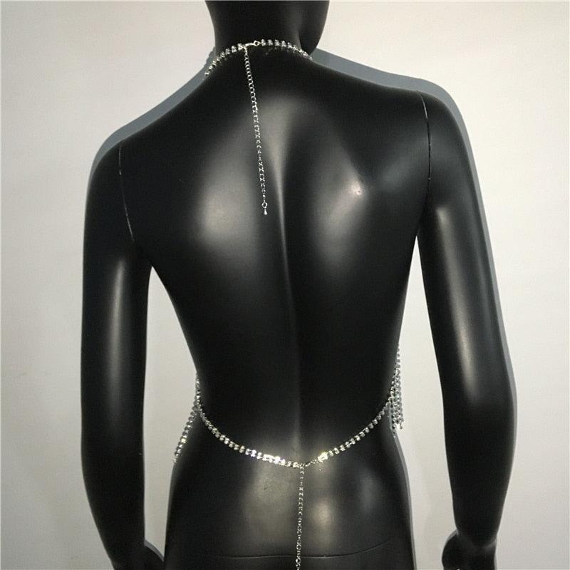 Sexy Clubwear Bling Rhinestone Party Carauana Store