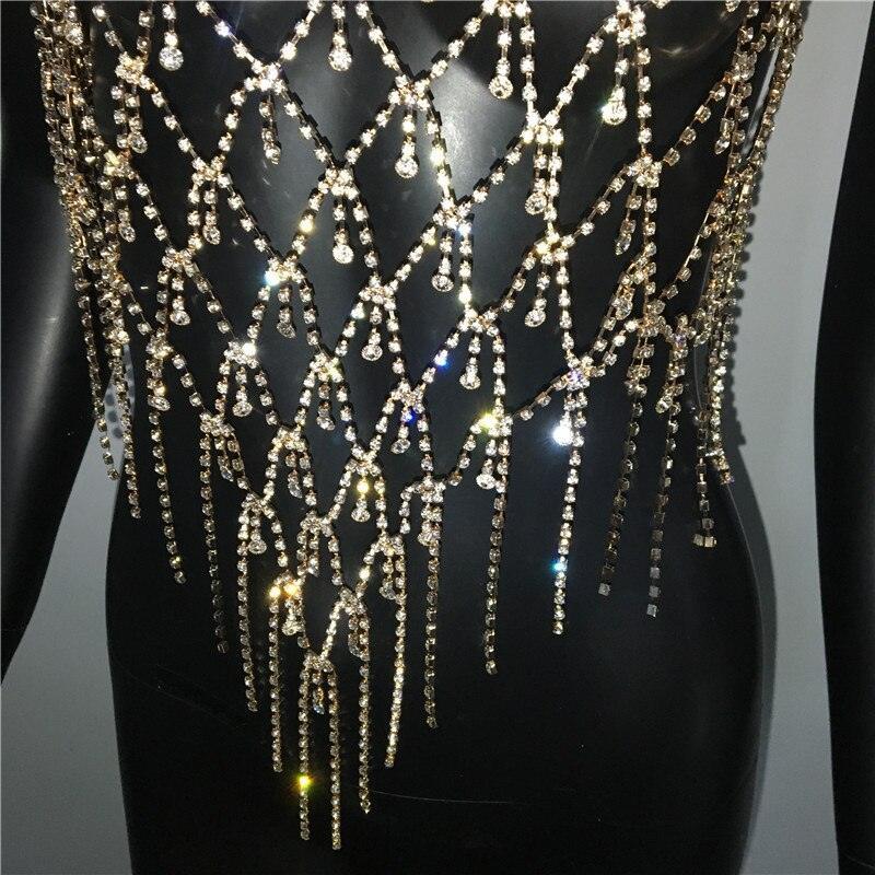 Sexy Clubwear Bling Rhinestone Party Carauana Store
