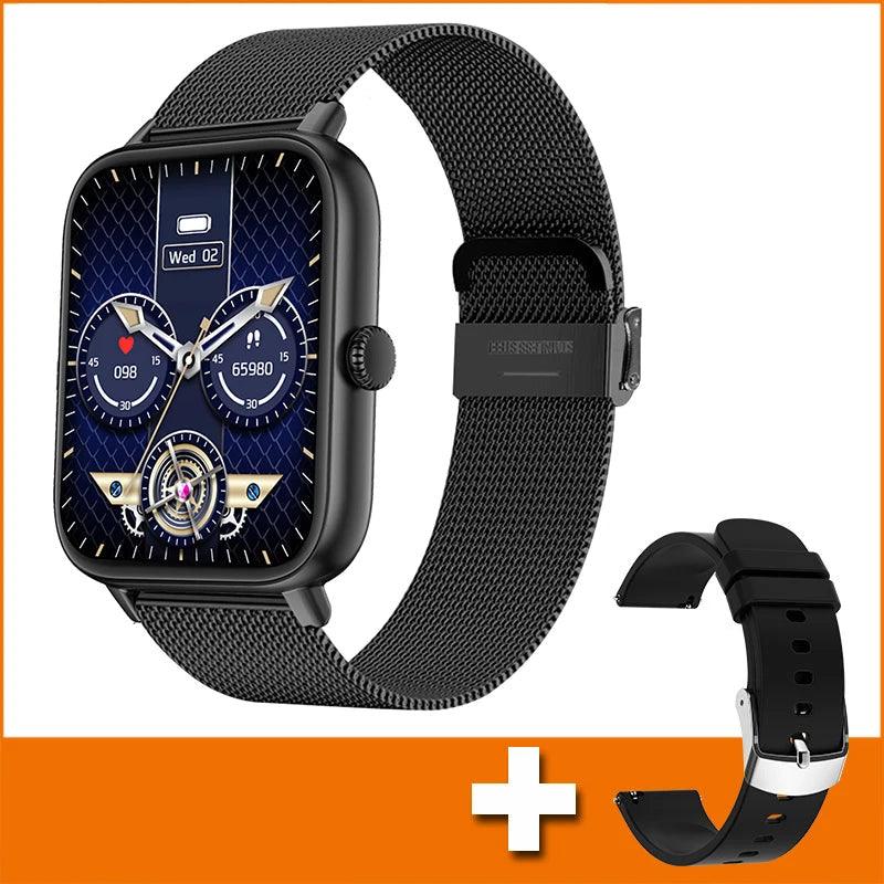 Trosmart Fusion: Where Fashion Meets Functionality in a Timeless Symphony|Smartwatch Golden For Android IOS Unisex Carauana Store