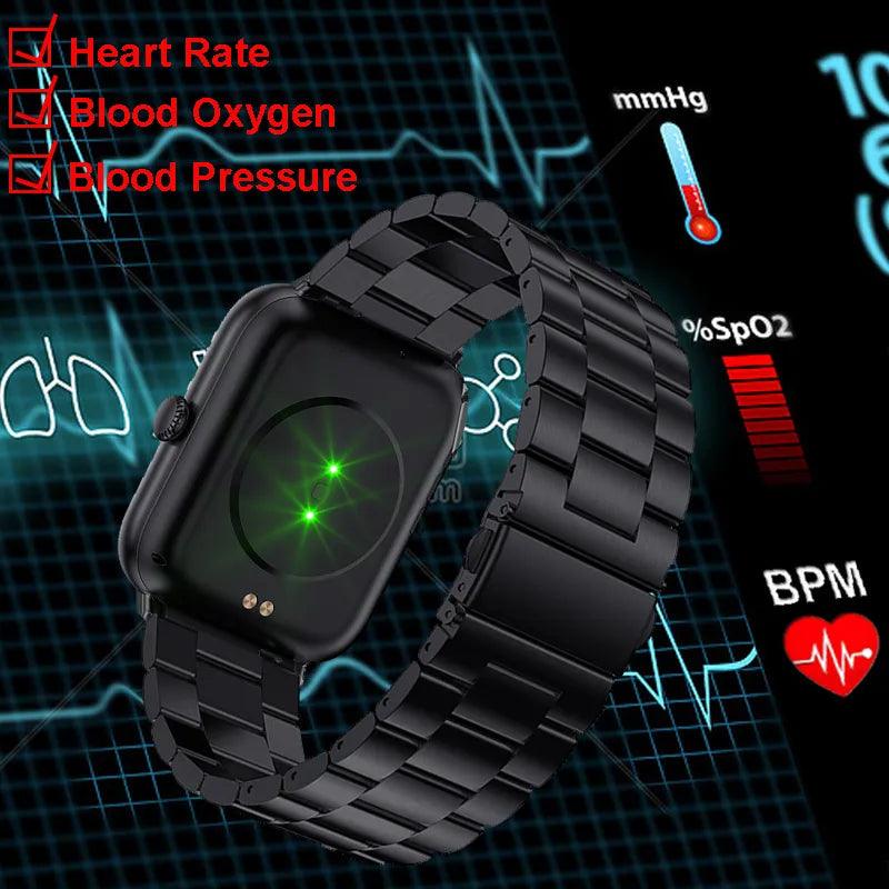 Trosmart Fusion: Where Fashion Meets Functionality in a Timeless Symphony|Smartwatch Golden For Android IOS Unisex Carauana Store