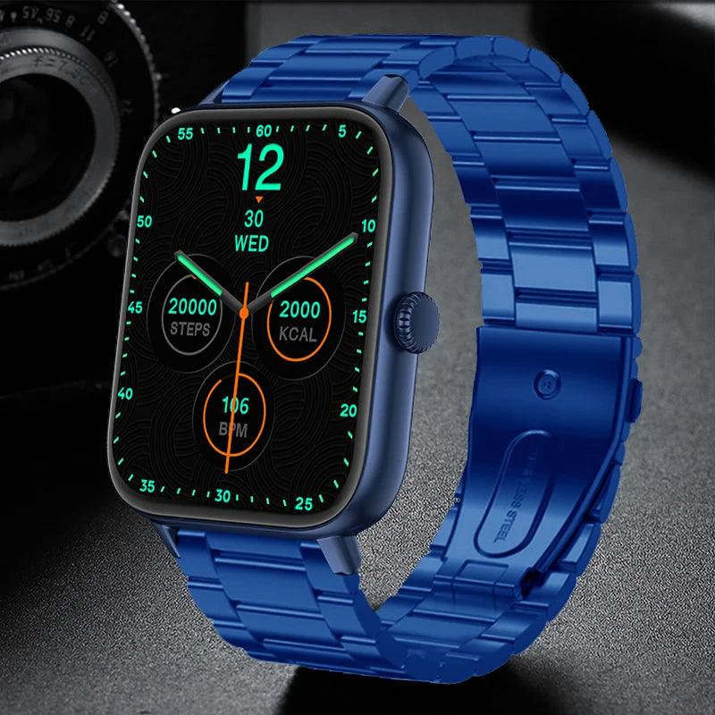 Trosmart Fusion: Where Fashion Meets Functionality in a Timeless Symphony|Smartwatch Golden For Android IOS Unisex Carauana Store