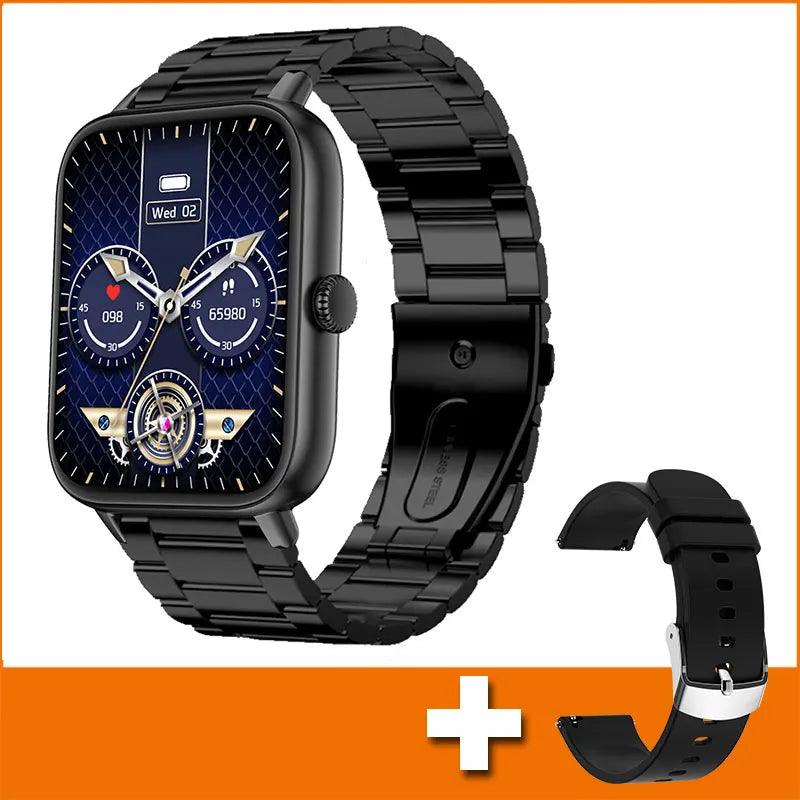 Trosmart Fusion: Where Fashion Meets Functionality in a Timeless Symphony|Smartwatch Golden For Android IOS Unisex Carauana Store