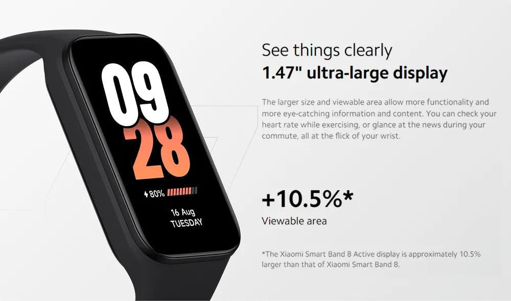 Xiaomi Smart Band 8 Active: Unveiling Your Journey's Rhythm Carauana Store