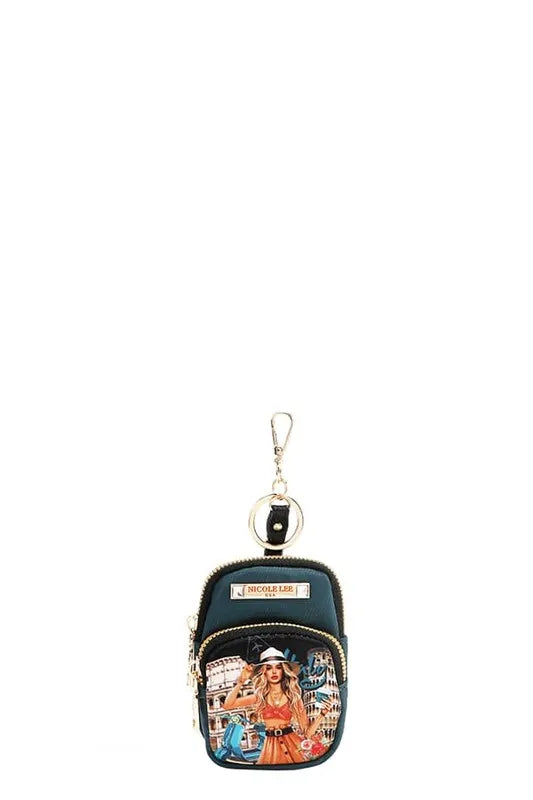 Nicole Lee USA Mini Coin Purse Keychain Carauana Store