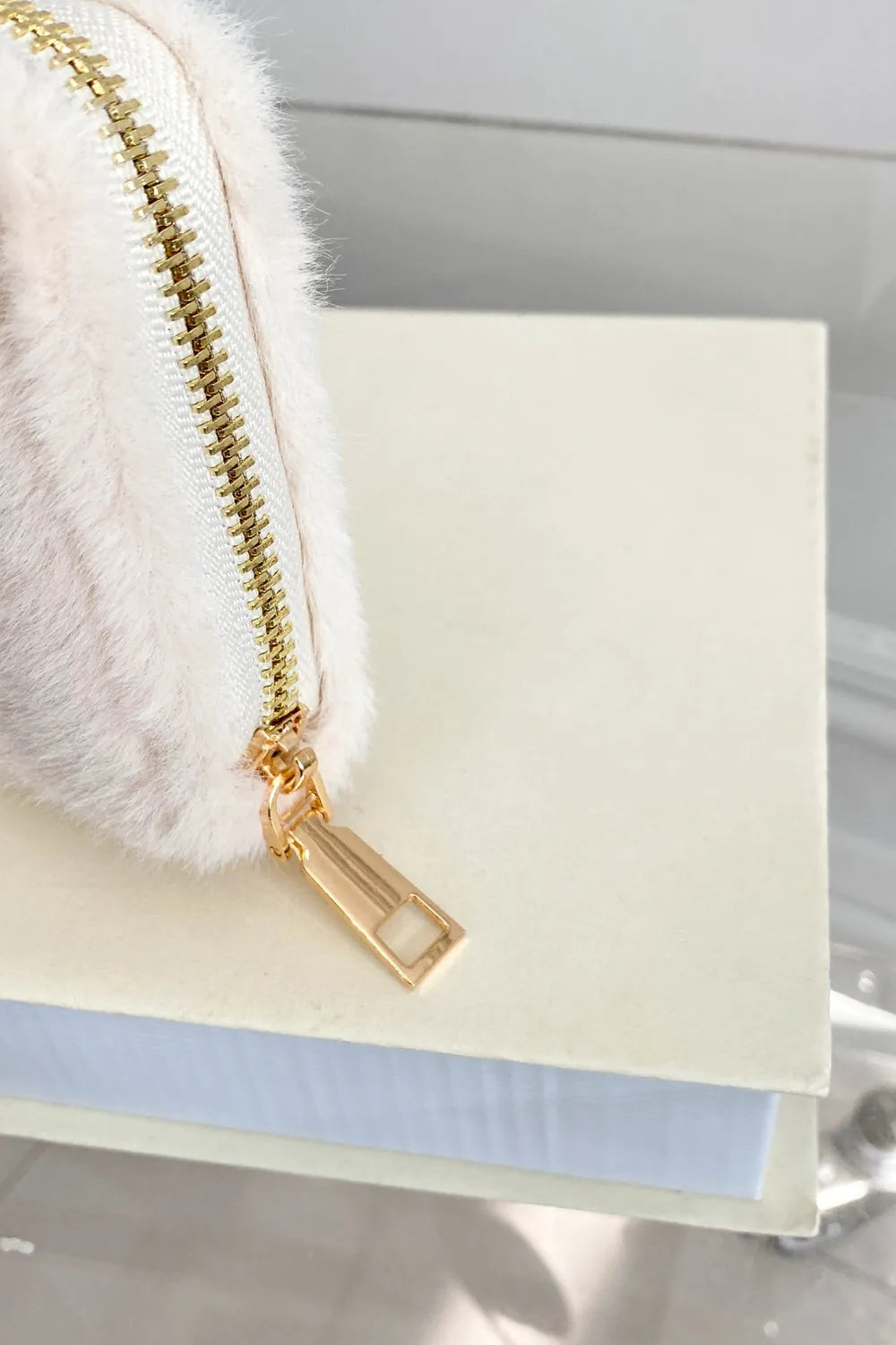 Solid Color Fluff Rectangle Wallet Carauana Store