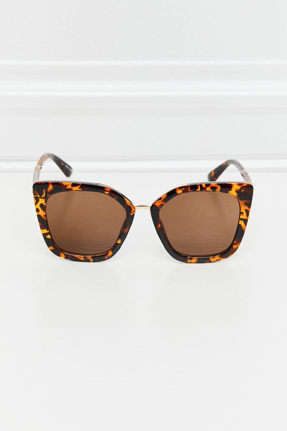 Cat Eye Full Rim Polycarbonate Sunglasses Carauana Store