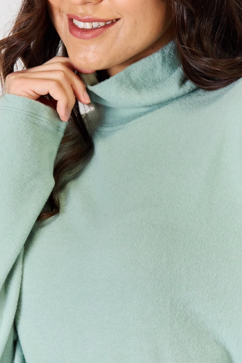 HYFVE Long Sleeve Turtleneck Top Carauana Store
