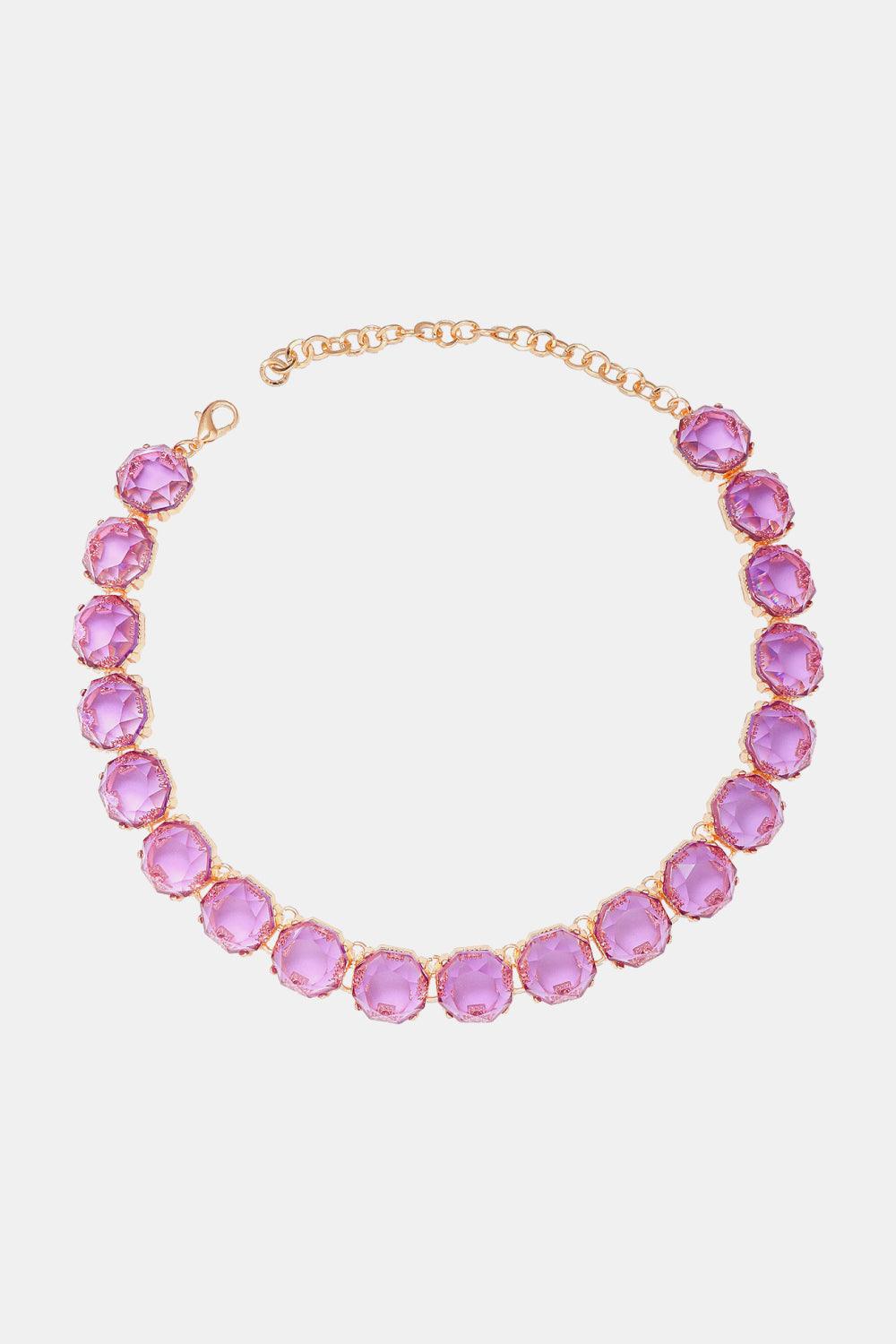 Zinc Alloy Resin Necklace Carauana Store