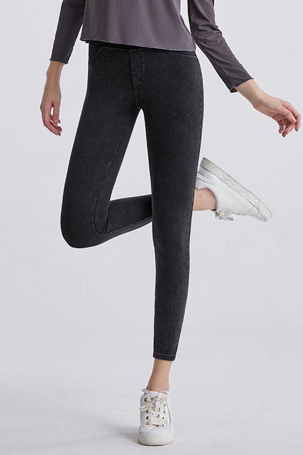 High Waist Cropped Jeans Carauana Store