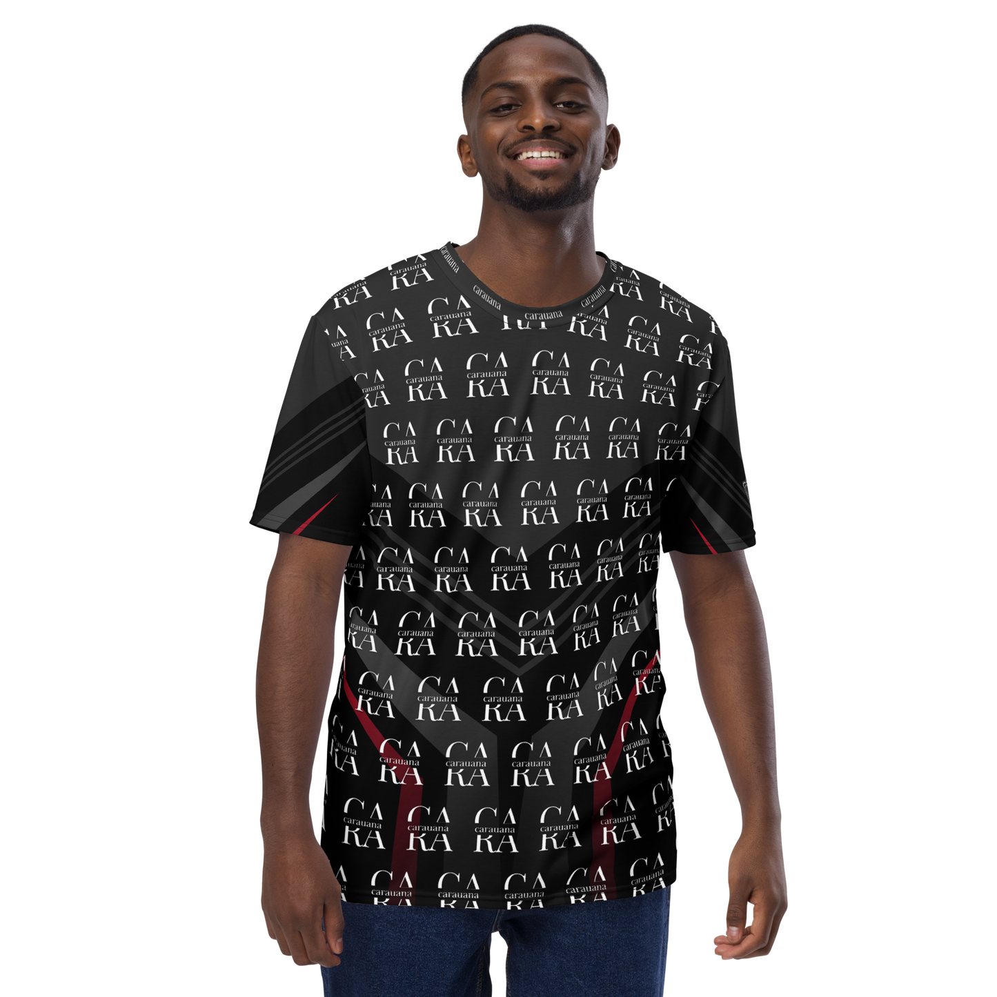CaRaUaNa Men's t-shirt black Elegant