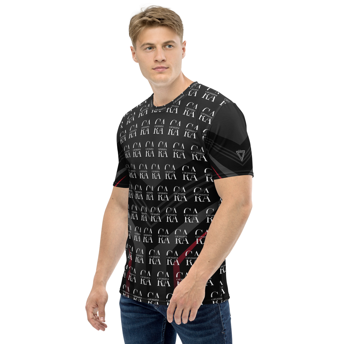 CaRaUaNa Men's t-shirt black Elegant