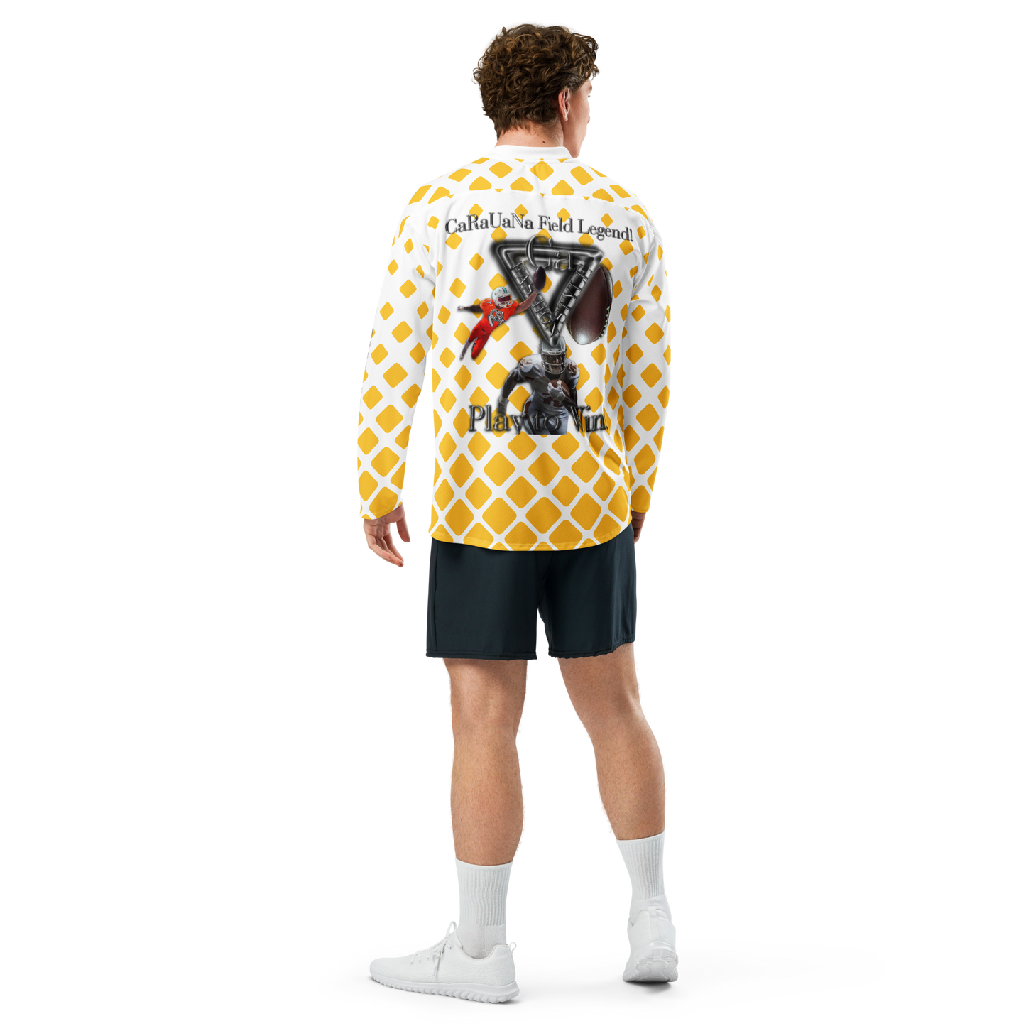 🏈 CaRaUaNa American Football Sweatshirt – Orange Edition Carauana Store