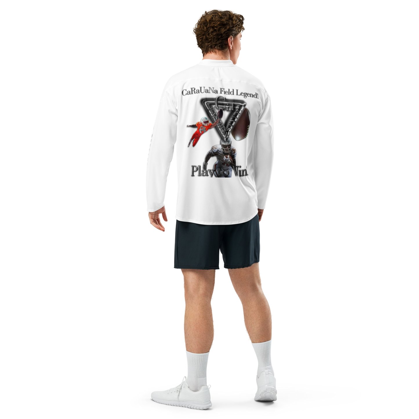 ๐ Sweatshirt CaRaUaNa american football white Carauana Store