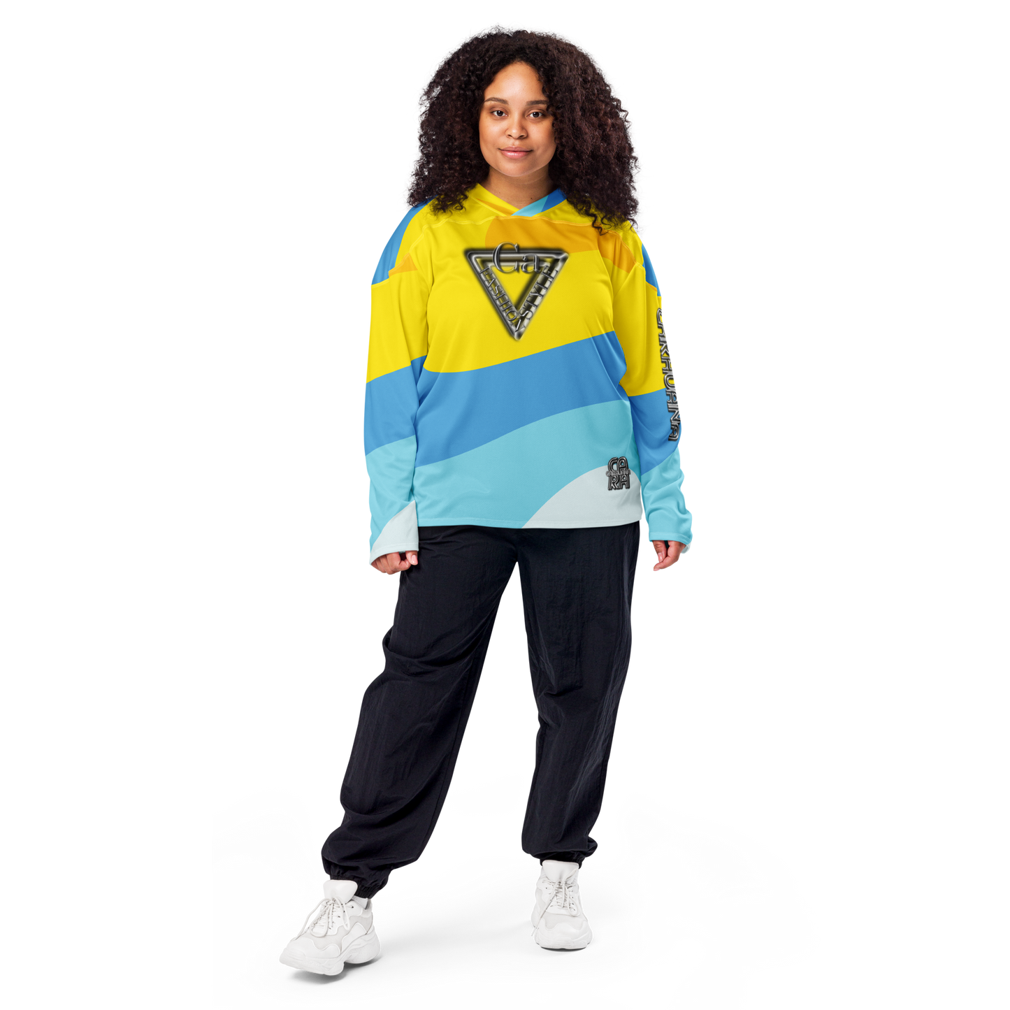 ๐ CaRaUaNa American Football Sweatshirt โ Yellow Edition Carauana Store