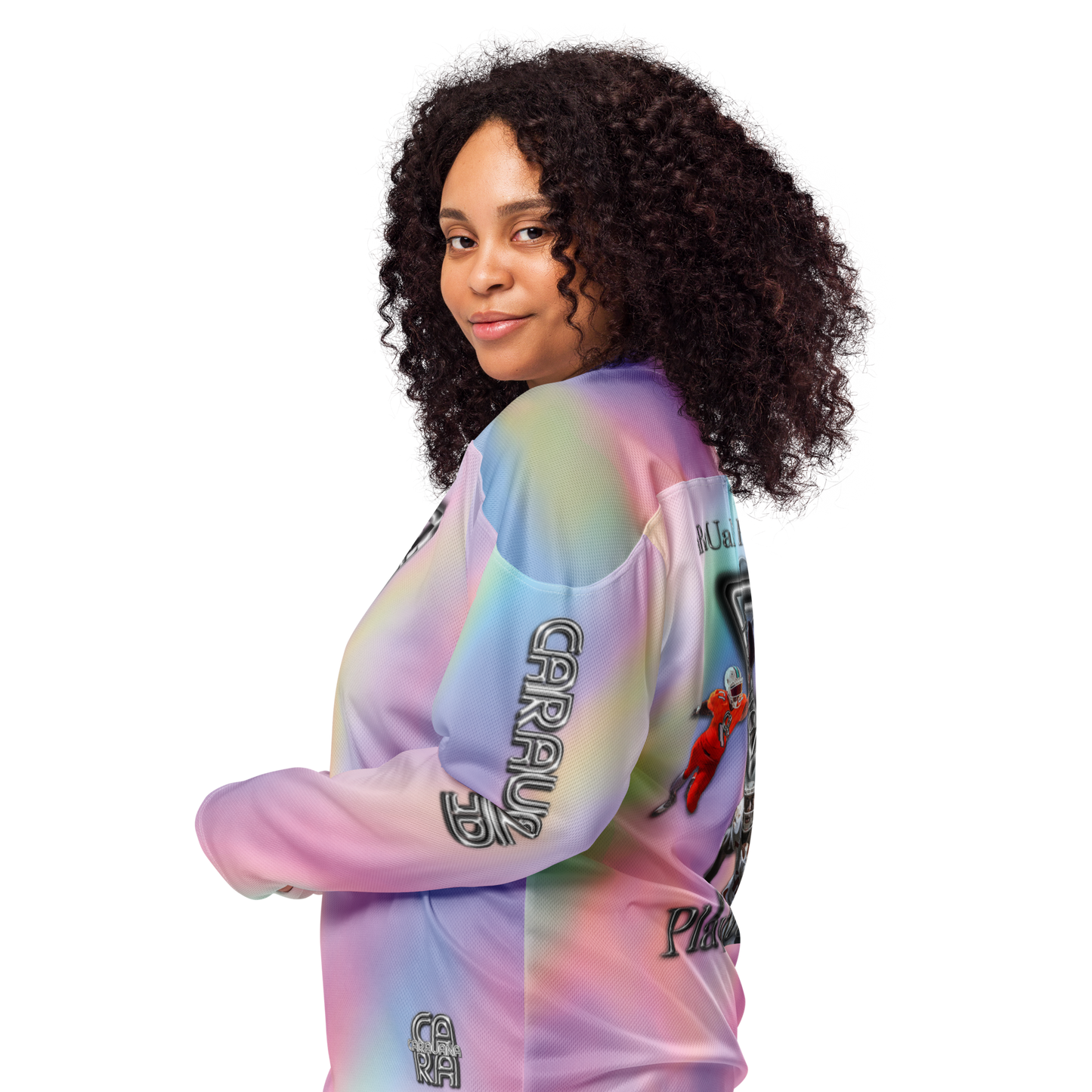 š PremiumĀ® Sweatshirt CaRaUaNa ā American Football Gradient Carauana Store