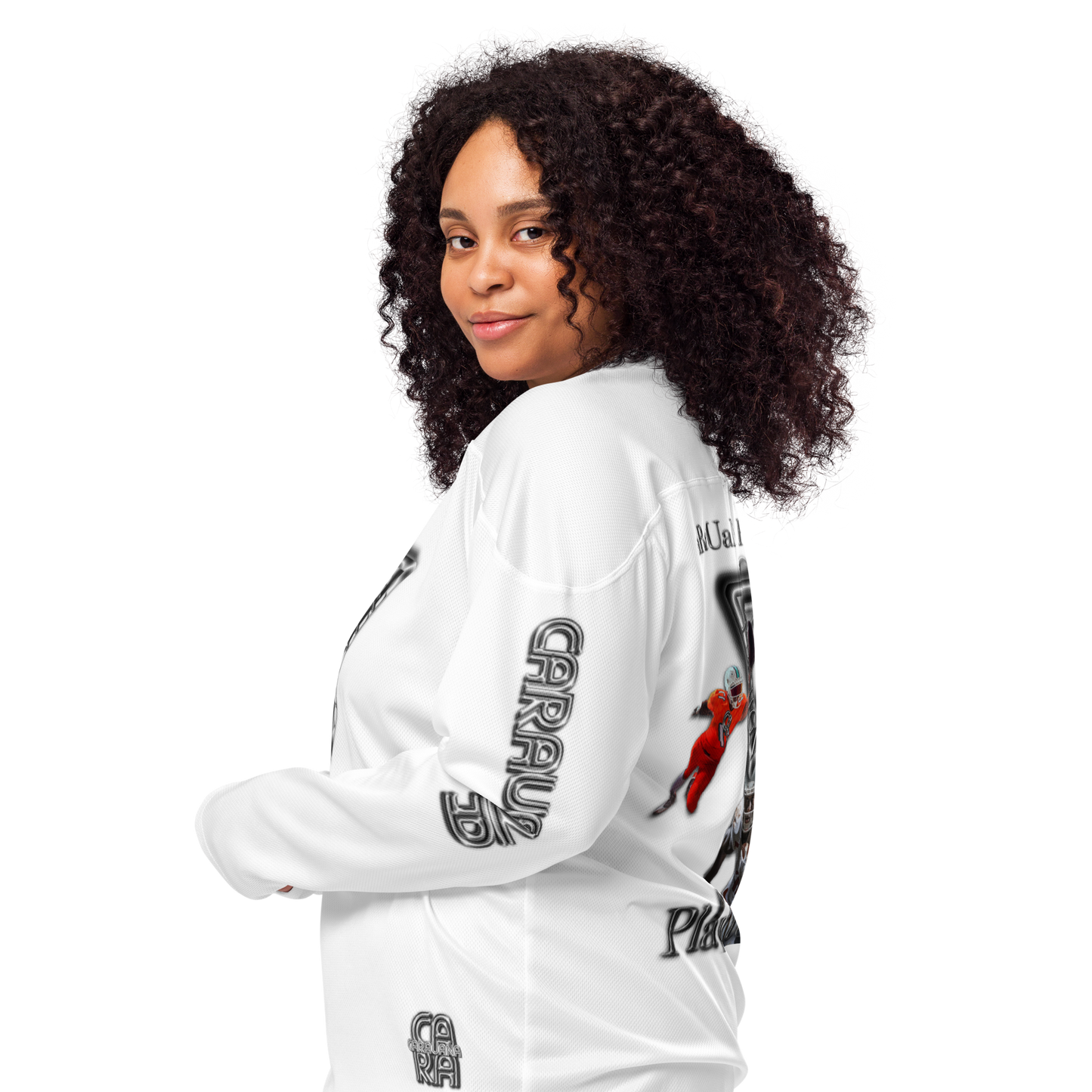 ๐ Sweatshirt CaRaUaNa american football white Carauana Store
