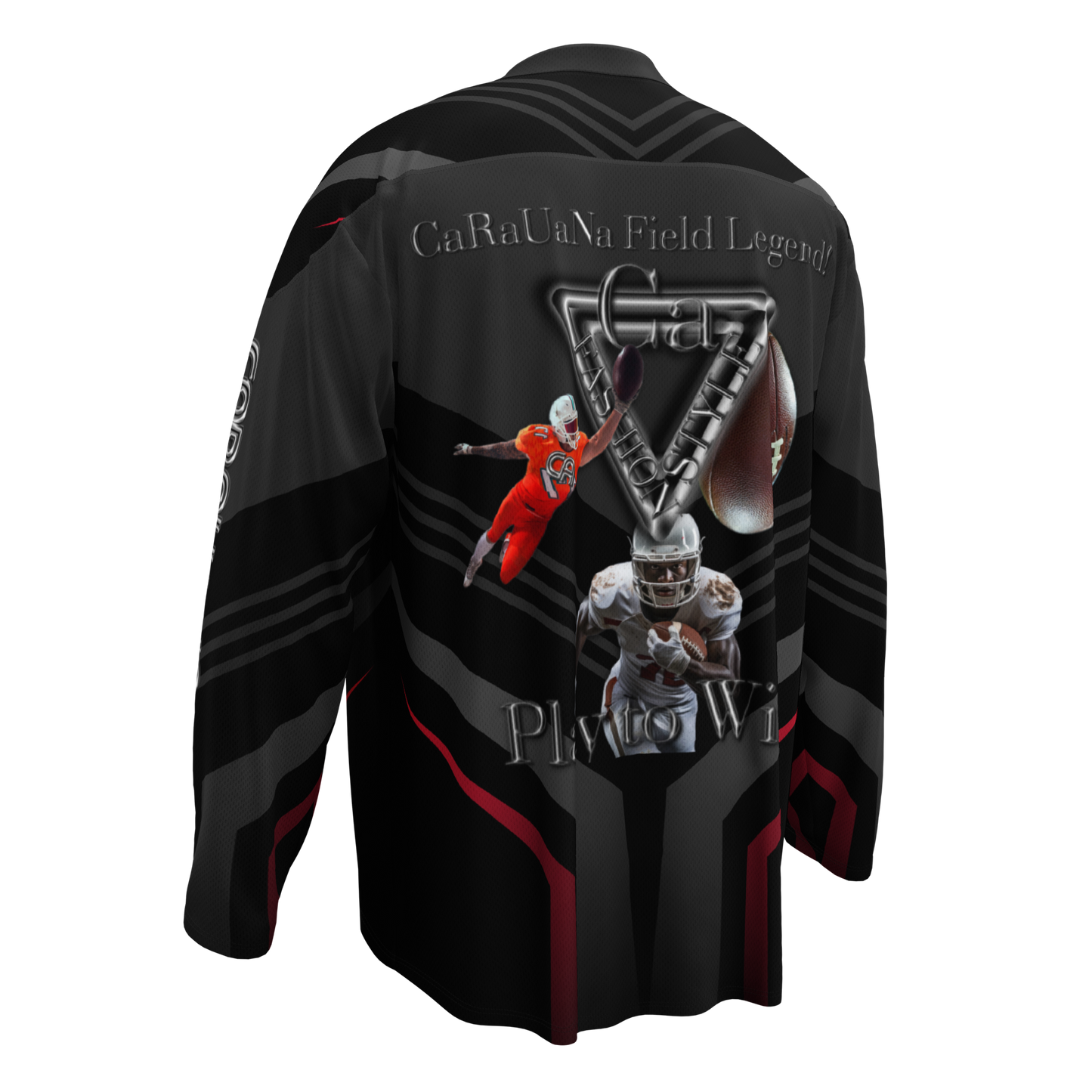 ๐ CaRaUaNa American Football Sweatshirt โ Grey Carauana Store