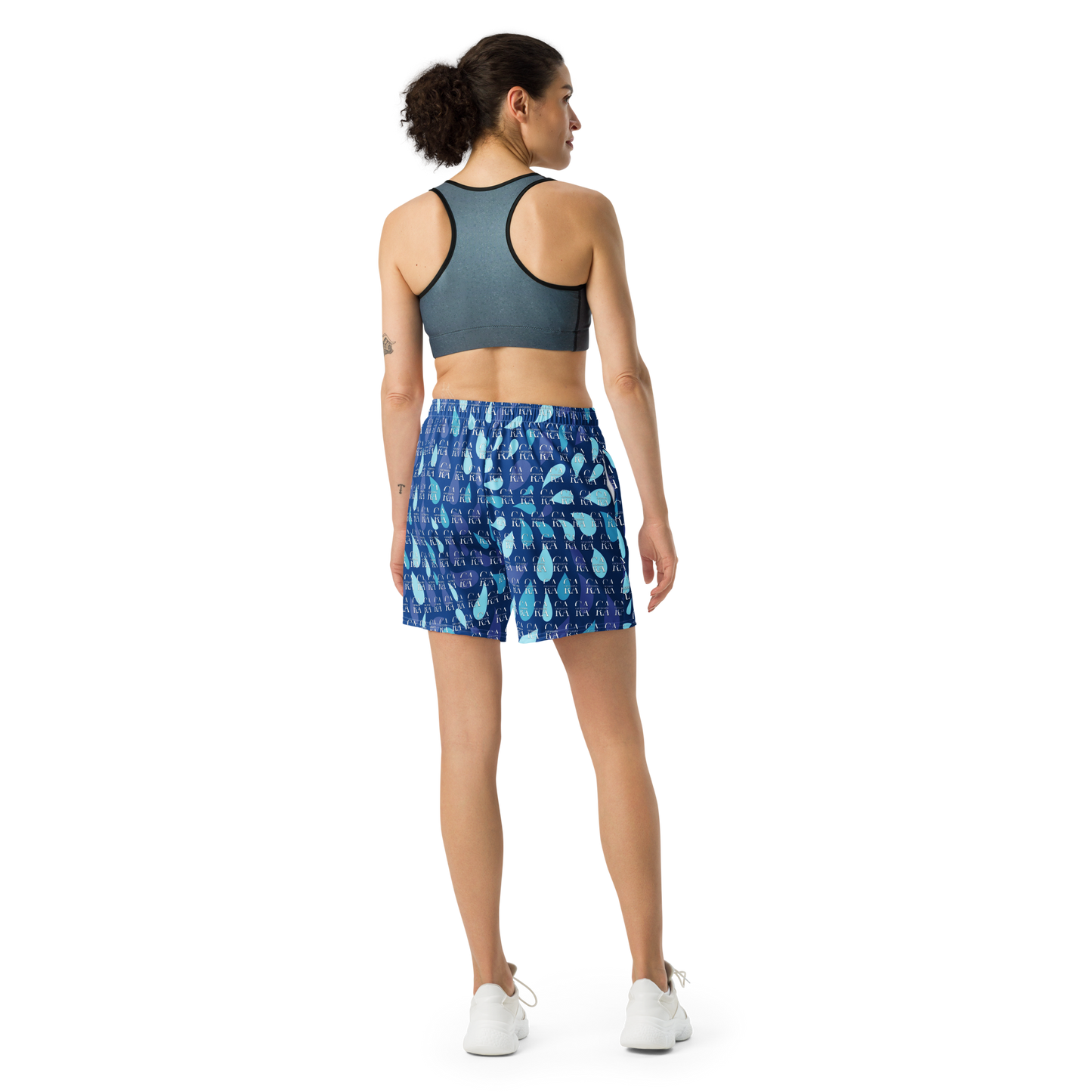 CaRaUaNa Athletic Shorts Unisex blue sky Carauana Store