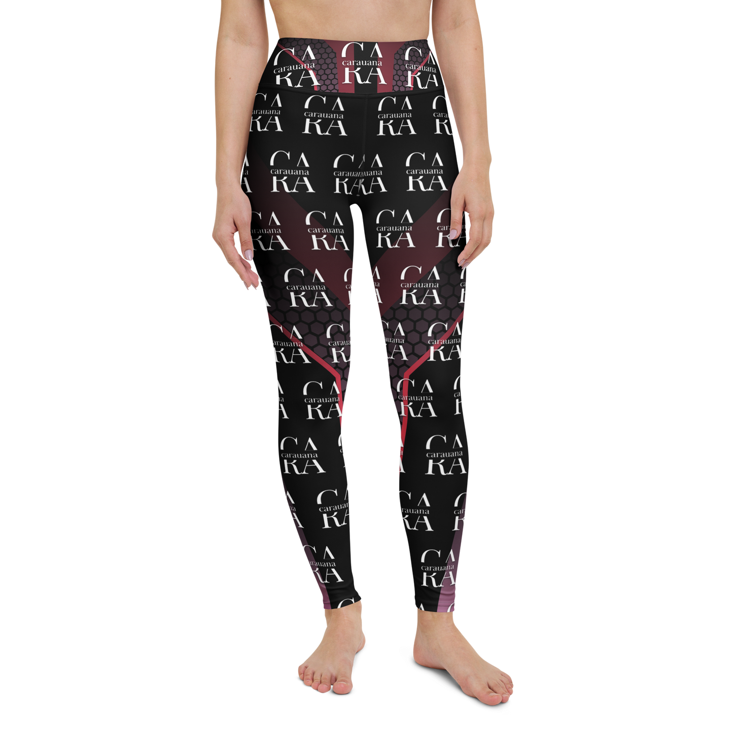 CaRaUaNa Leggings SPORT black Pink Carauana Store