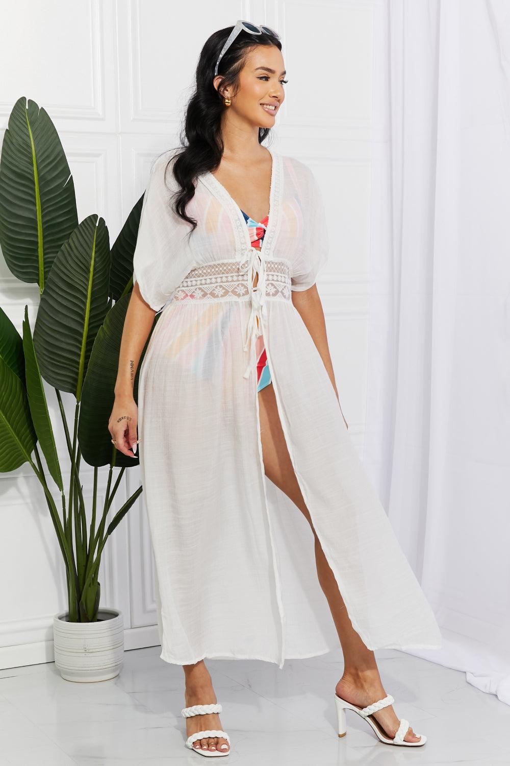 Marina West Swim Sun Goddess Tied Maxi Cover-Up Carauana Store