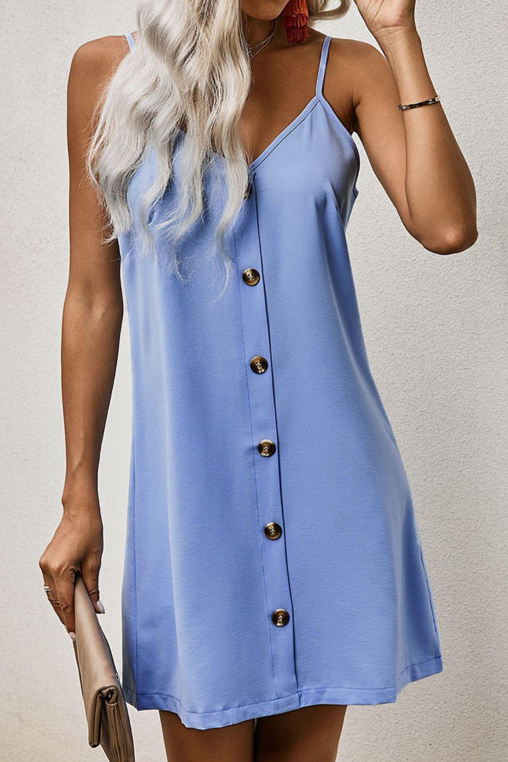 V-Neck Mini Cami Dress Carauana Store